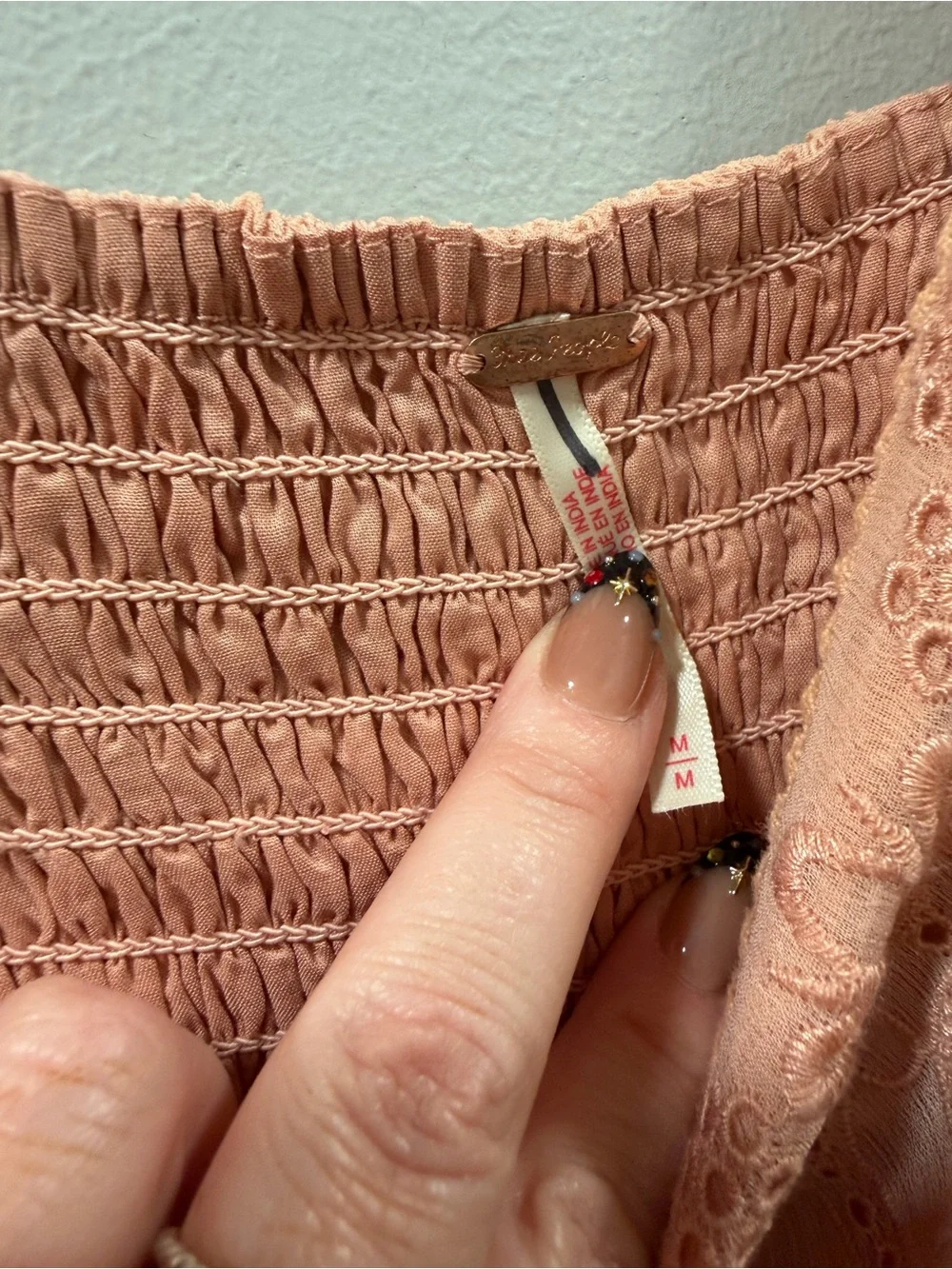Free People soft peach
